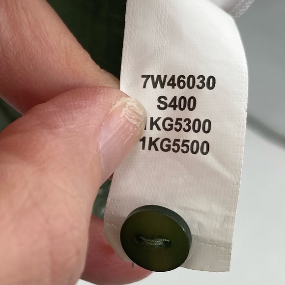 LUCKY BRAND I Top Blouse Eyelet Olive Green Medium - Picture 14 of 16